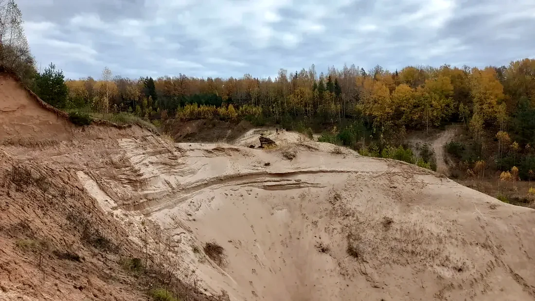 Smėlio atodanga – geologinis kraštovaizdis